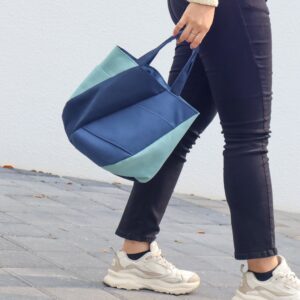 熱氣球造型手拿包-琉璃色(大)